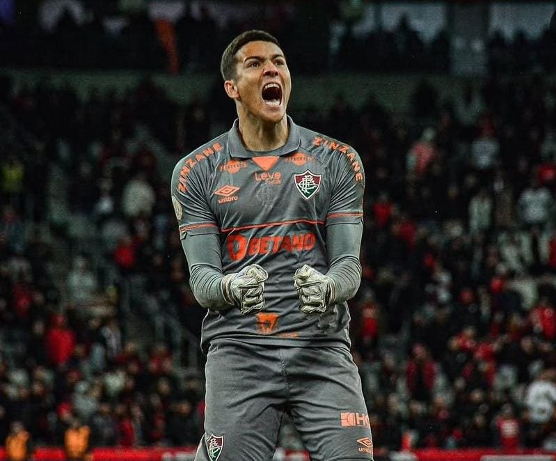Pedro Rangel em campo pelo Fluminense